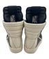 中古・古着 RICK OWENS (リックオウエンス) RICK OWENS（リックオウエンス）ハイカットスニーカー ブラック×ホワイト サイズ:41：115000円