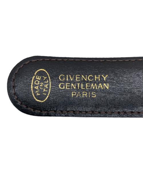 GIVENCHY（ジバンシィ）GIVENCHY (ジバンシィ) レザーベルト ブラック×ゴールドの古着・服飾アイテム