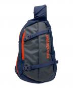 Patagoniaパタゴニア）の古着「アトムスリング8L ボディーバッグ」｜ネイビー×オレンジ