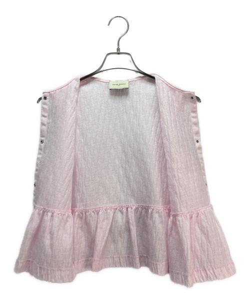 UNITED ARROWS（ユナイテッドアローズ）UNITED ARROWS (ユナイテッドアローズ) エアリージャガードベスト ピンク サイズ:Freeの古着・服飾アイテム