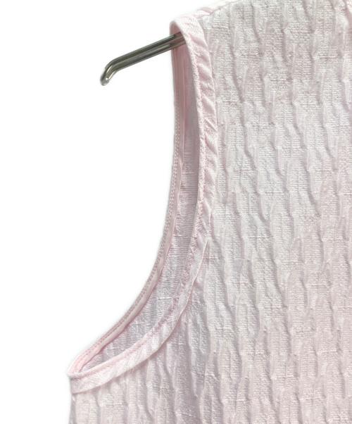 UNITED ARROWS（ユナイテッドアローズ）UNITED ARROWS (ユナイテッドアローズ) エアリージャガードベスト ピンク サイズ:Freeの古着・服飾アイテム