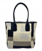 BALLYバリー）の古着「TOTE BOOTHBAY.Z.DS」｜ブラック×アイボリー