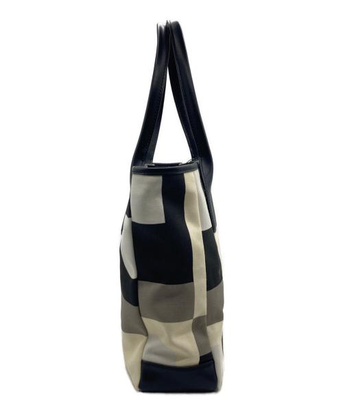 BALLY（バリー）BALLY (バリー) TOTE BOOTHBAY.Z.DS ブラック×アイボリーの古着・服飾アイテム