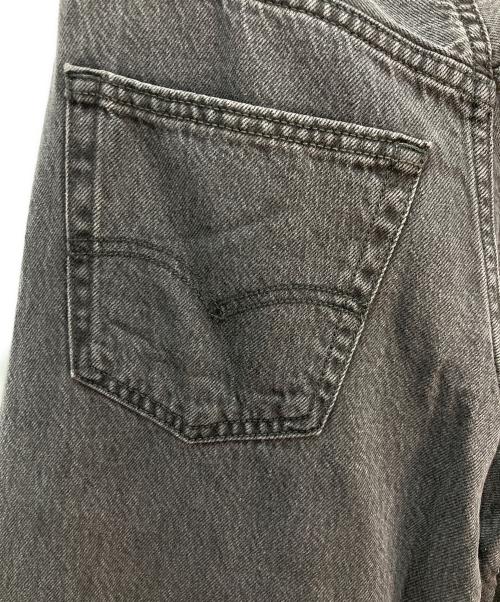 LEVI'S（リーバイス）LEVI'S (リーバイス) ワイドデニムパンツ ブラック サイズ:25の古着・服飾アイテム