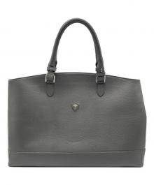 CHAMBORD SELLIER（シャンボール セリエ）の古着「LILLE BRIEF レザーブリーフケース」｜グレージュ