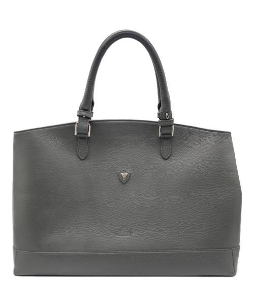 CHAMBORD SELLIER（シャンボール セリエ）CHAMBORD SELLIER (シャンボール セリエ) LILLE BRIEF レザーブリーフケース グレージュの古着・服飾アイテム