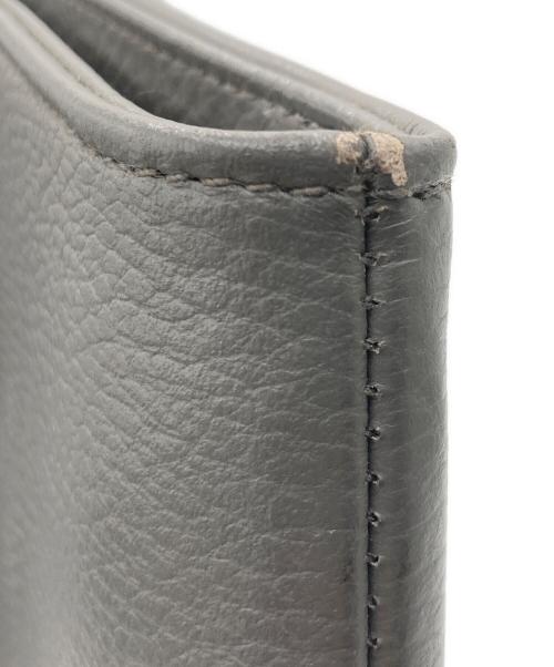 CHAMBORD SELLIER（シャンボール セリエ）CHAMBORD SELLIER (シャンボール セリエ) LILLE BRIEF レザーブリーフケース グレージュの古着・服飾アイテム