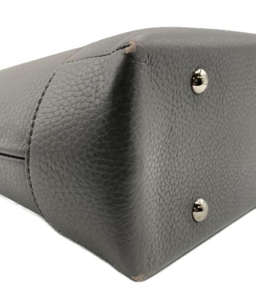 CHAMBORD SELLIER（シャンボール セリエ）CHAMBORD SELLIER (シャンボール セリエ) LILLE BRIEF レザーブリーフケース グレージュの古着・服飾アイテム