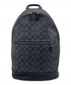 COACHコーチ）の古着「WEST SLIM BP SHD SIG バックパック」｜ブラック