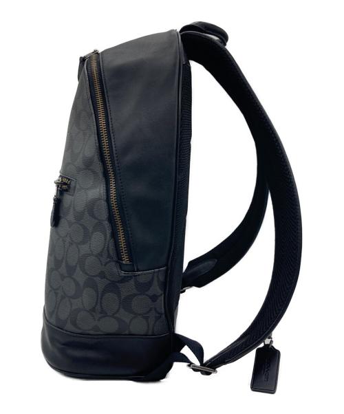 COACH（コーチ）COACH (コーチ) WEST SLIM BP SHD SIG バックパック ブラックの古着・服飾アイテム