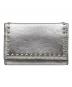 J&M DAVIDSON (ジェイ＆エム デヴィッドソン) FOLD WALLET WITH STUDS シルバー：5000円