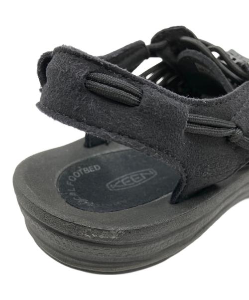 KEEN（キーン）KEEN (キーン) サンダル ブラック サイズ:24の古着・服飾アイテム