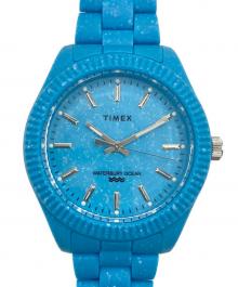 TIMEX（タイメックス）の古着「WATERBURY OCEAN 腕時計」｜スカイブルー