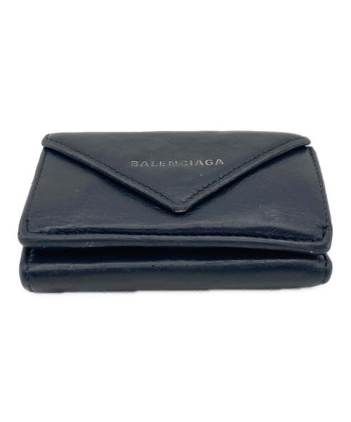 BALENCIAGA（バレンシアガ）BALENCIAGA (バレンシアガ) BALENCIAGA ペーパーミニウォレット ブラックの古着・服飾アイテム