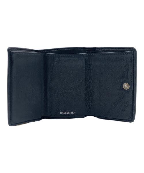 BALENCIAGA（バレンシアガ）BALENCIAGA (バレンシアガ) BALENCIAGA ペーパーミニウォレット ブラックの古着・服飾アイテム