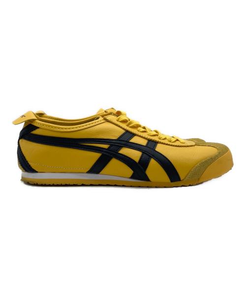 Onitsuka Tiger（オニツカタイガー）Onitsuka Tiger (オニツカタイガー) MEXICO 66 スニーカー イエロー×ブラック サイズ:US 8の古着・服飾アイテム