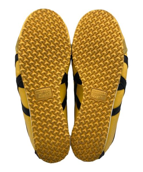Onitsuka Tiger（オニツカタイガー）Onitsuka Tiger (オニツカタイガー) MEXICO 66 スニーカー イエロー×ブラック サイズ:US 8の古着・服飾アイテム