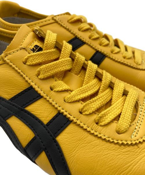Onitsuka Tiger（オニツカタイガー）Onitsuka Tiger (オニツカタイガー) MEXICO 66 スニーカー イエロー×ブラック サイズ:US 8の古着・服飾アイテム