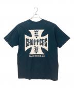 WEST COAST CHOPPERSウエストコーストチョッパーズ）の古着「プリントTシャツ」｜ブラック×ホワイト