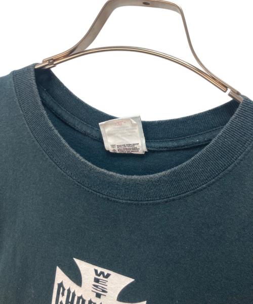 WEST COAST CHOPPERS（ウエストコーストチョッパーズ）WEST COAST CHOPPERS (ウエストコーストチョッパーズ) プリントTシャツ ブラック×ホワイト サイズ:XLの古着・服飾アイテム
