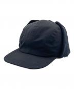 COMME des GARCONS HOMMEコムデギャルソン オム）の古着「ナイロンフリースキャップ」｜ブラック
