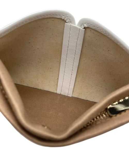 Kate Spade（ケイトスペード）Kate Spade (ケイトスペード) サム キャンバス プランジュ ミディアム サッチェッル 2WAYバッグ ベージュ×ホワイト サイズ:　の古着・服飾アイテム