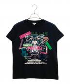 KENZOケンゾー）の古着「KENZO プリントTシャツ」｜ブラック