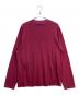 stussy (ステューシー) LETTER STRIPE LS CREW バイオレット×レッド サイズ:L：8000円