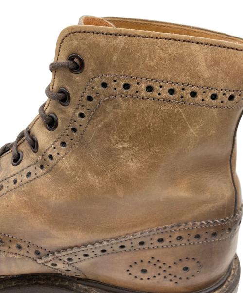 Tricker's（トリッカーズ）Tricker's (トリッカーズ) PAUL SMITH (ポールスミス) Tricker's × PAUL SMITH ウィングチップブーツ ブラウン サイズ:3 5/8の古着・服飾アイテム