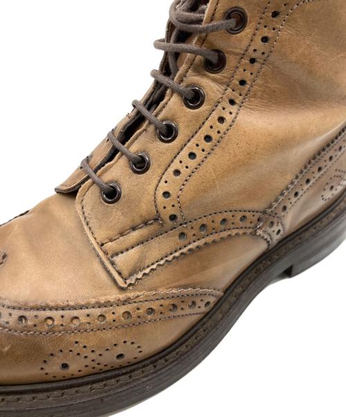 Tricker's（トリッカーズ）Tricker's (トリッカーズ) PAUL SMITH (ポールスミス) Tricker's × PAUL SMITH ウィングチップブーツ ブラウン サイズ:3 5/8の古着・服飾アイテム