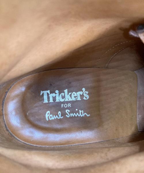 Tricker's（トリッカーズ）Tricker's (トリッカーズ) PAUL SMITH (ポールスミス) Tricker's × PAUL SMITH ウィングチップブーツ ブラウン サイズ:3 5/8の古着・服飾アイテム