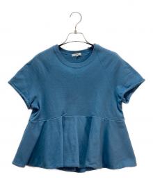 YORI（ヨリ）の古着「ドライコンパクト裏毛フレアTee」｜ブルー