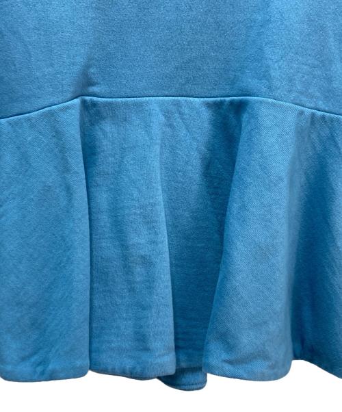 YORI（ヨリ）YORI (ヨリ) ドライコンパクト裏毛フレアTee ブルー サイズ:38の古着・服飾アイテム