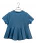 YORI (ヨリ) ドライコンパクト裏毛フレアTee ブルー サイズ:38：6000円