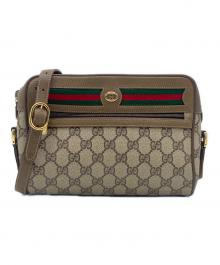 GUCCI（グッチ）の古着「オールドグッチ シェリーライン ショルダーバッグ」｜ブラウン