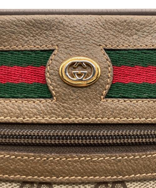 GUCCI（グッチ）GUCCI (グッチ) オールドグッチ シェリーライン ショルダーバッグ ブラウンの古着・服飾アイテム