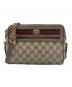 GUCCI（グッチ）の古着「オールドグッチ シェリーライン ショルダーバッグ」｜ブラウン