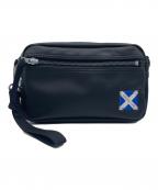 LUGGAGE LABELラゲッジ レーベル）の古着「LUGGAGE LABEL / NEW LINER POUCH(L)」｜ブラック×ブルー