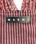 中古・古着 MARNI (マルニ) MARNI MARKET ハンモックトートバッグ レッド×ネイビー：15000円