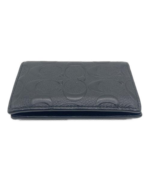 COACH（コーチ）COACH (コーチ) COACH シグネチャー カードケース ブラックの古着・服飾アイテム