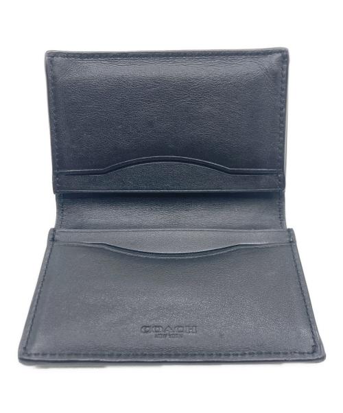 COACH（コーチ）COACH (コーチ) COACH シグネチャー カードケース ブラックの古着・服飾アイテム