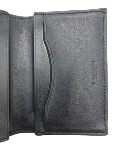COACH（コーチ）COACH (コーチ) COACH シグネチャー カードケース ブラックの古着・服飾アイテム