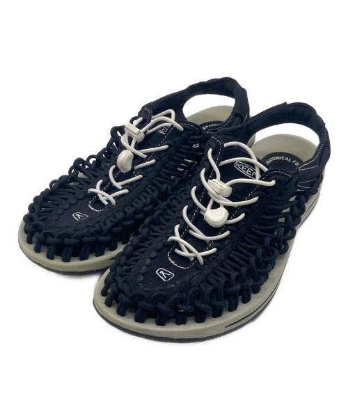 KEEN（キーン）KEEN (キーン) KEEN UNEEK サンダル ブラック×グレー サイズ:US 8.5の古着・服飾アイテム
