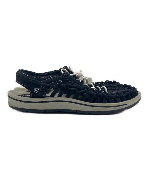 KEEN（キーン）KEEN (キーン) KEEN UNEEK サンダル ブラック×グレー サイズ:US 8.5の古着・服飾アイテム