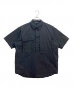 Descente ALLTERRAIN 81デサントオルテライン）の古着「OVER H/S SHIRT」｜ブラック