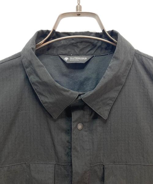 Descente ALLTERRAIN 81（デサントオルテライン）Descente ALLTERRAIN 81 (デサントオルテライン) OVER H/S SHIRT ブラック サイズ:Lの古着・服飾アイテム
