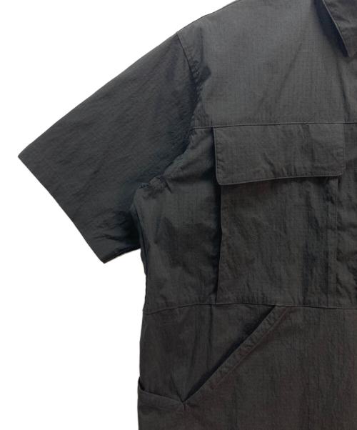 Descente ALLTERRAIN 81（デサントオルテライン）Descente ALLTERRAIN 81 (デサントオルテライン) OVER H/S SHIRT ブラック サイズ:Lの古着・服飾アイテム