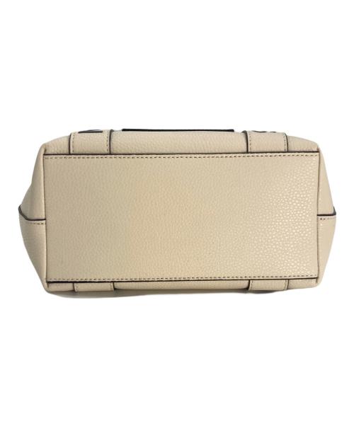 MARC JACOBS（マークジェイコブス）MARC JACOBS (マークジェイコブス) Small Leather Tote ホワイト×ブラックの古着・服飾アイテム