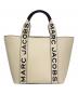 MARC JACOBS (マークジェイコブス) Small Leather Tote ホワイト×ブラック：17000円