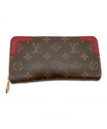 LOUIS VUITTON（ルイ ヴィトン）の古着「ジッピーウォレット・レティーロ」｜レッド